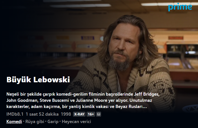 Büyük Lebowski (The Big Lebowski) - 1998