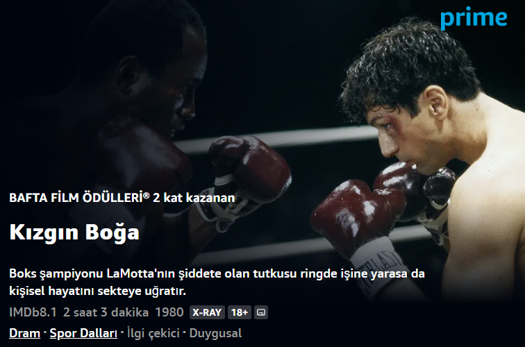 Kızgın Boğa (Raging Bull) - 1980