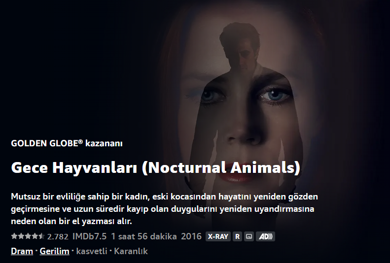 Gece Hayvanları (Nocturnal Animals) - 2016